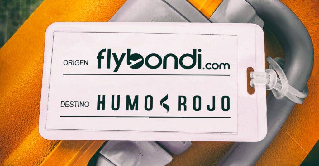 FlyBondi elige a Humo Rojo como su agencia creativa