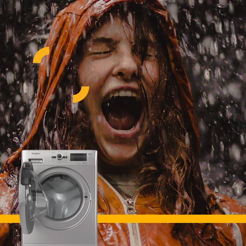 Campaña integral Whirlpool lavarropas de Humo Rojo agencia creativa